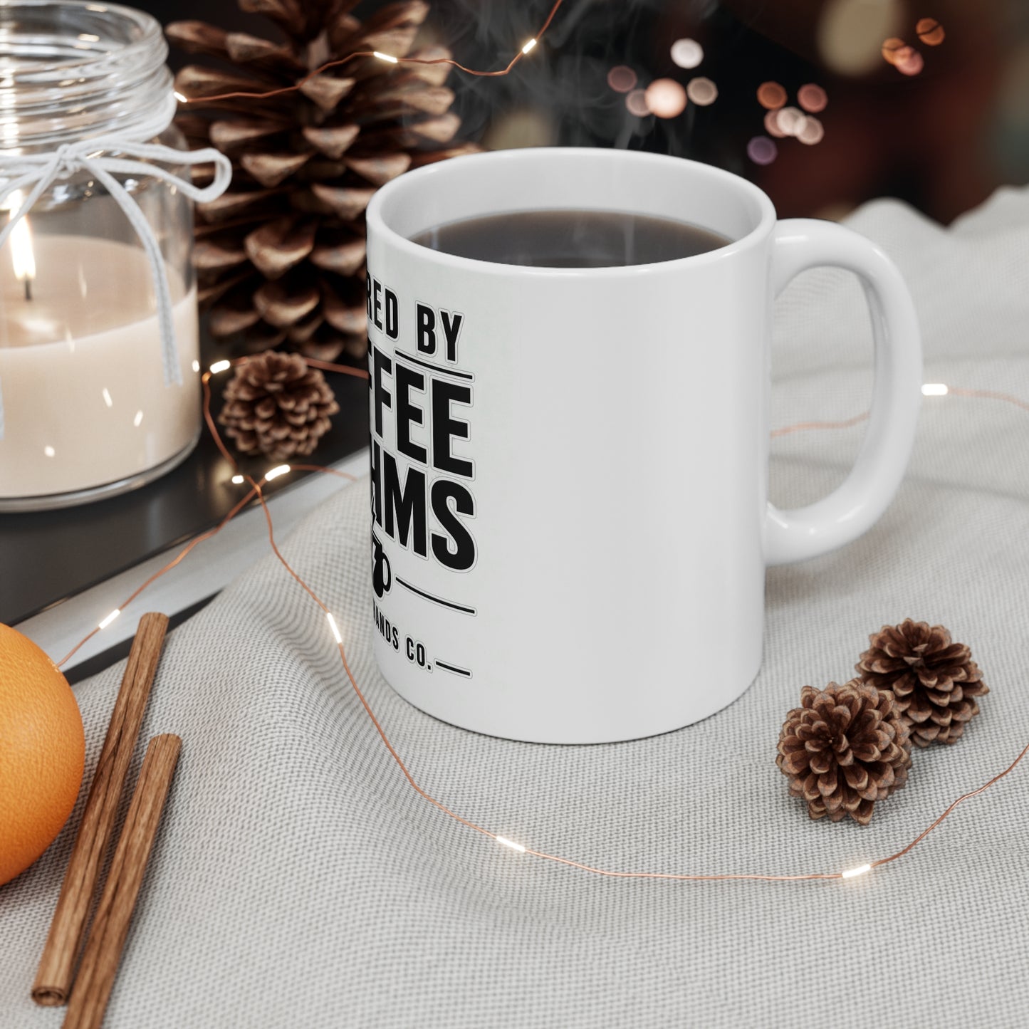 Powered by Coffee & Ohms - Electrician Coffee Mug