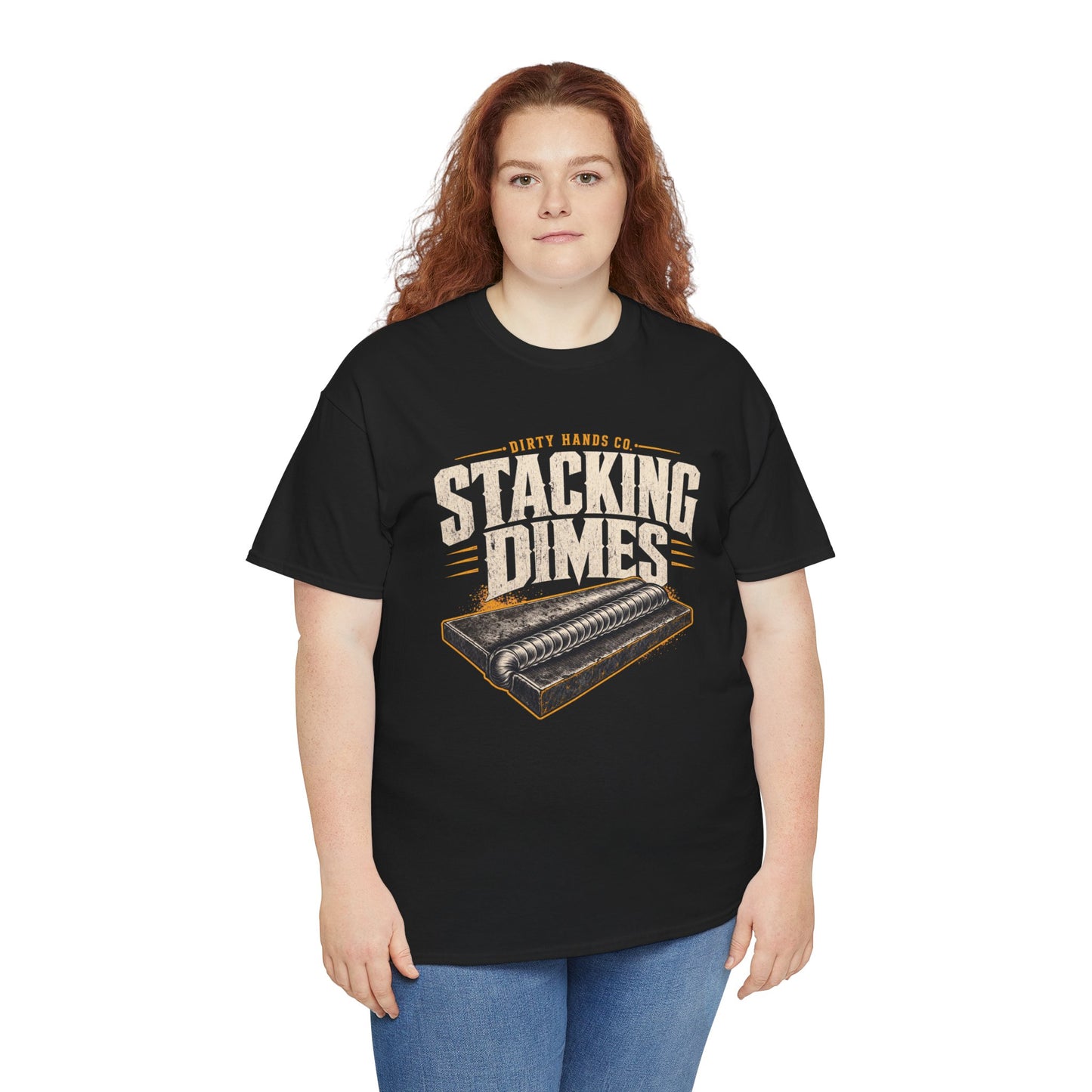 Stacking Dimes - Welder Graphic Tee