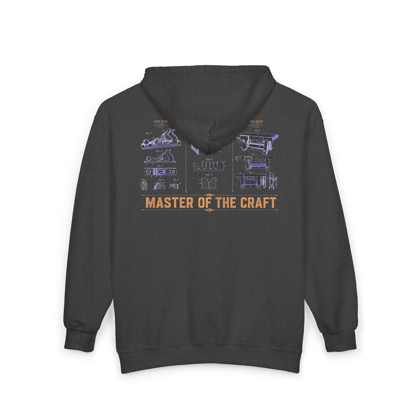 Craftsman's Blueprint - Carpenter Zip Hoodie