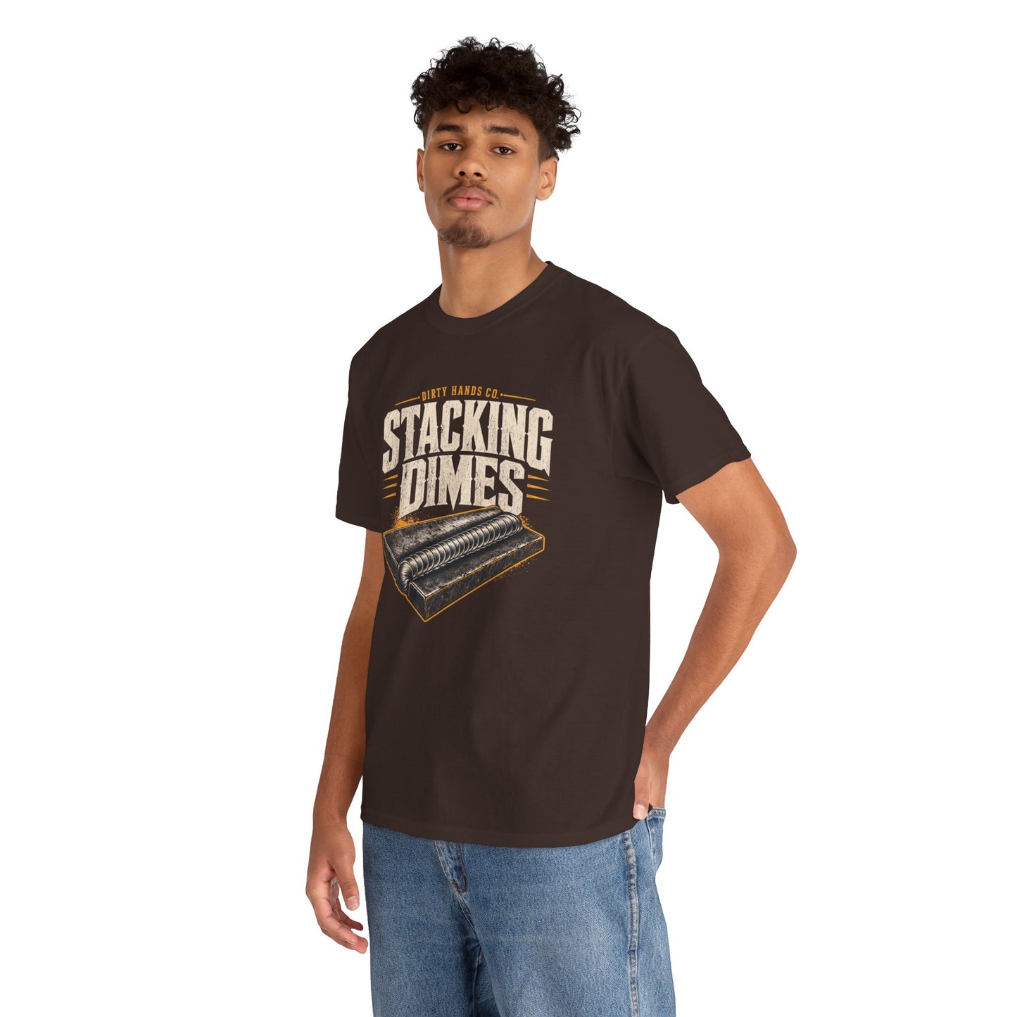 Stacking Dimes - Welder Graphic Tee