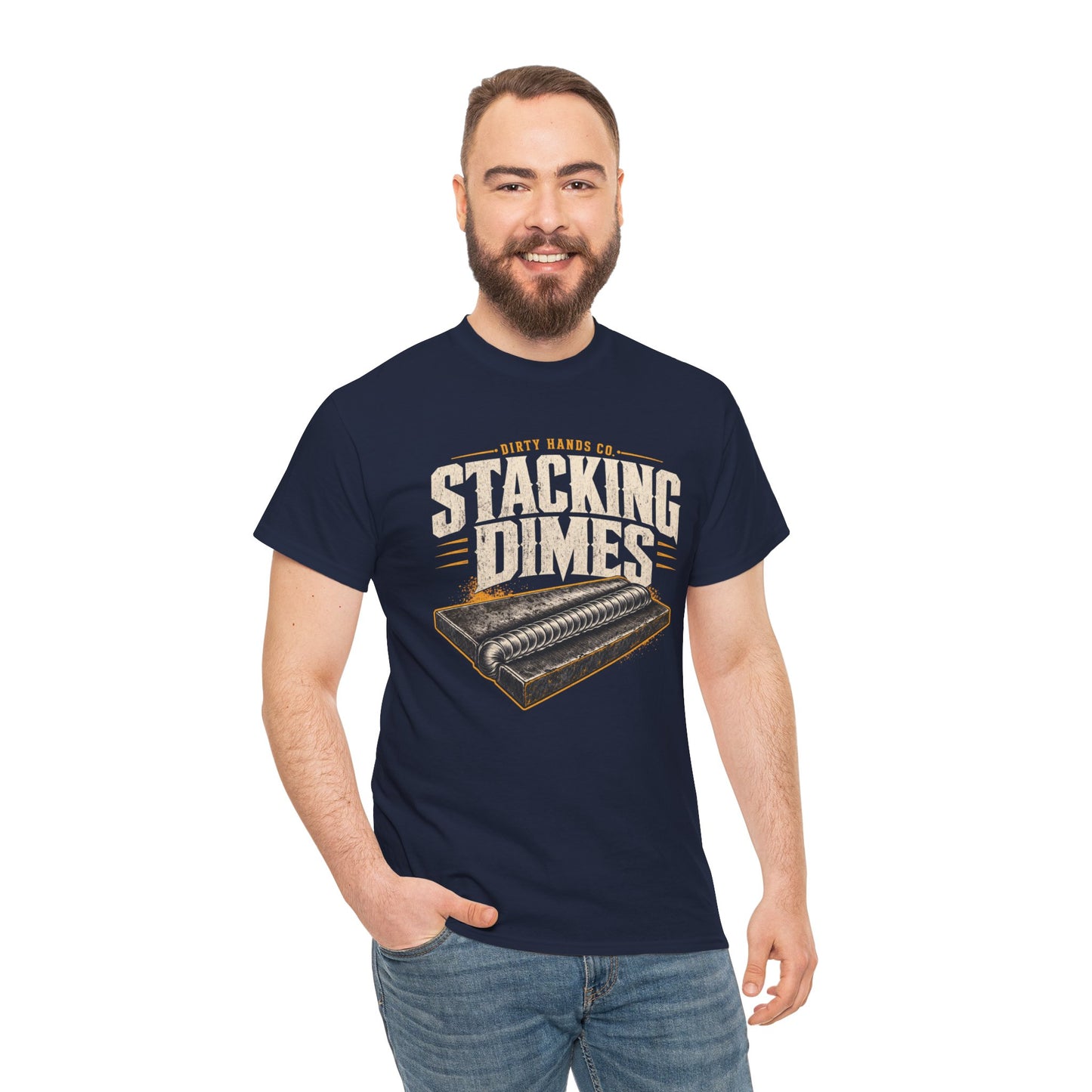 Stacking Dimes - Welder Graphic Tee