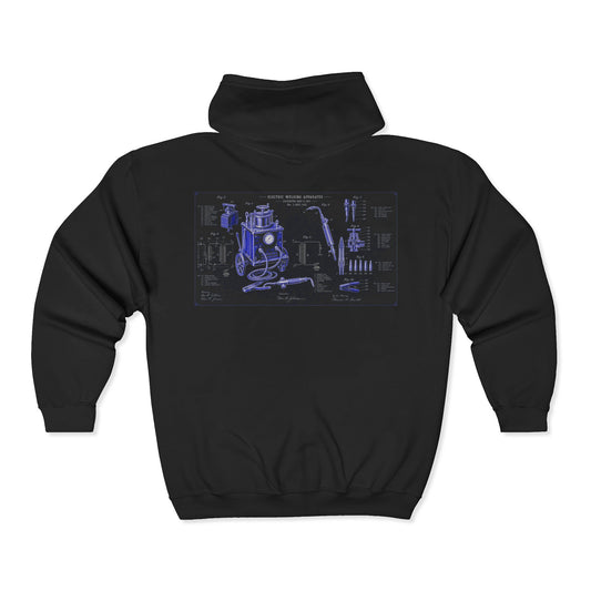 Master Of The Arc - Welder Full-Zip Hoodie