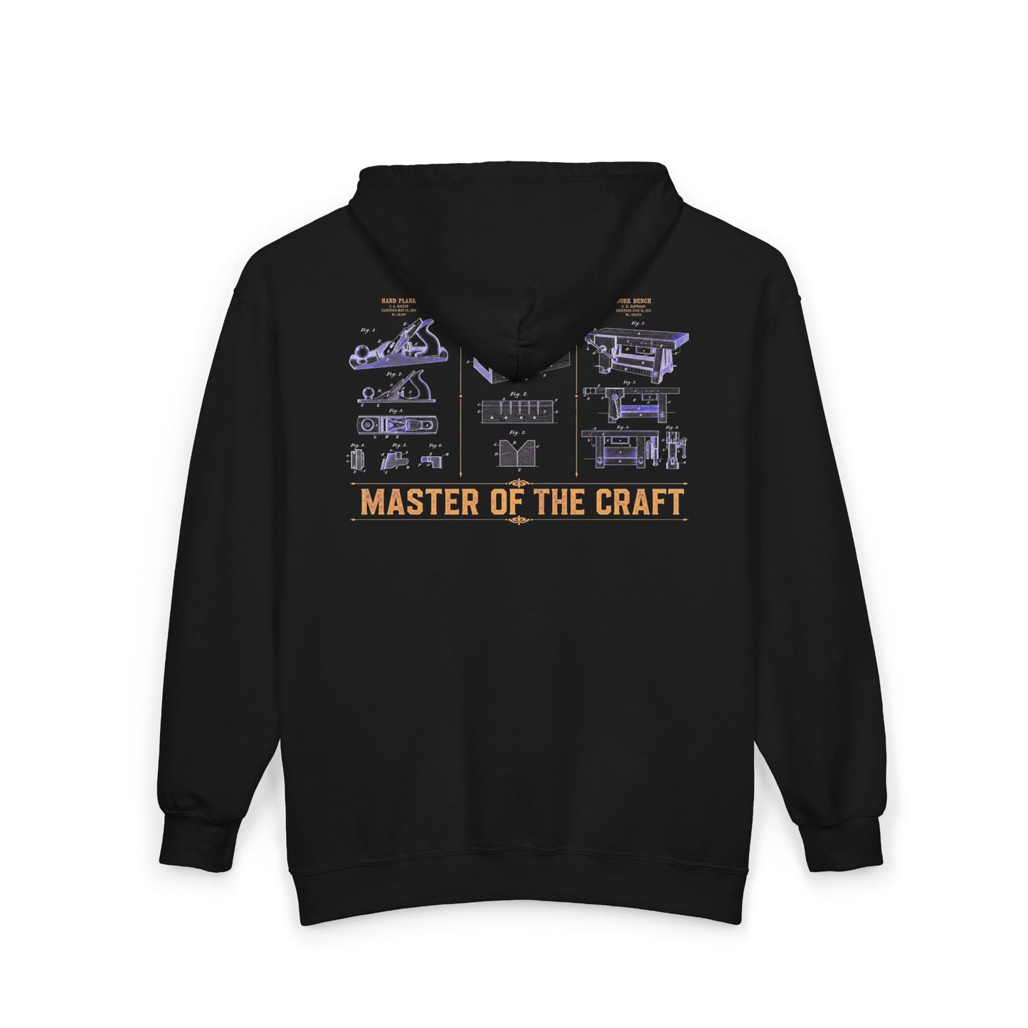 Craftsman's Blueprint - Carpenter Zip Hoodie