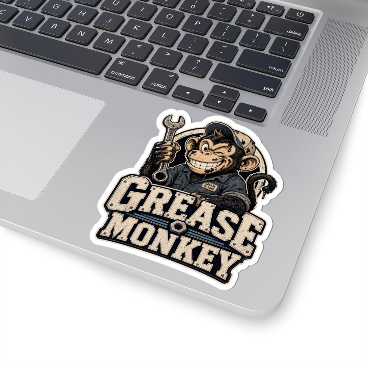 Grease Monkey - Mechanic Sticker